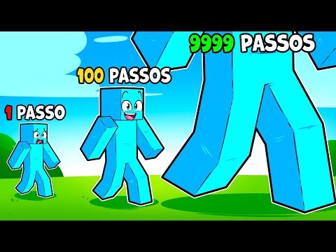 Every Step I Take I Get BIGGER in Minecraft!