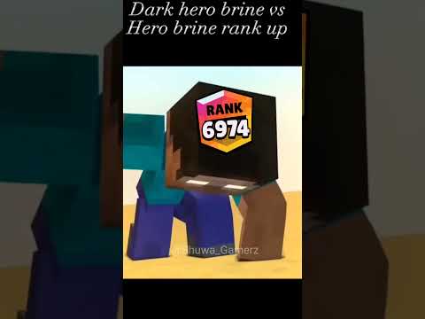 Dark Herobrine vs Herobrine Rank up #viralvideo