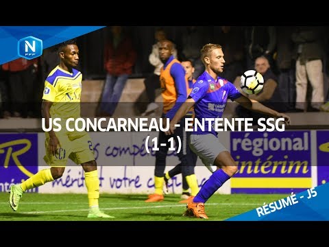 J6 : US Concarneau - Entente SSG (1-1), le résumé
