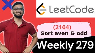 YouTube video '2164. Sort Even and Odd Indices Independently || LeetCode 2164 || Weekly LeetCode 279'