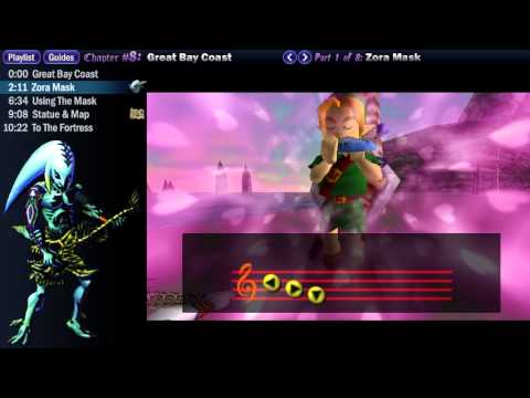 Legend of Zelda Majora's Mask Walkthrough 08 (1/8) "Great Bay Coast: Zora Mask"