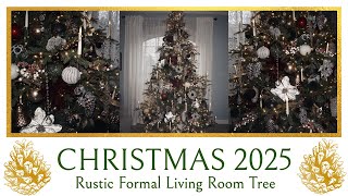 Christmas Decorate With Me: The Formal Living Room Tree 🎄