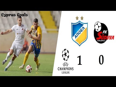 APOEL VS FK SUDUVA CHAMPIONS LEAGUE QUALIFICATION MUCH FULL HIGHLIGHTS & GOALS