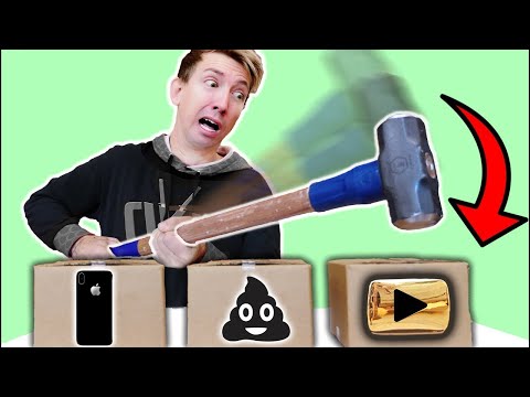 Fortnite NINJA WEAPONS vs YouTube Gold Play Button Award & iPhone Mystery Box Challenge!