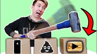 Fortnite NINJA WEAPONS vs YouTube Gold Play Button Award &amp; iPhone Mystery Box Challenge!