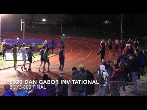 2020 Dan Gabor Invitational- Boys 800 Final