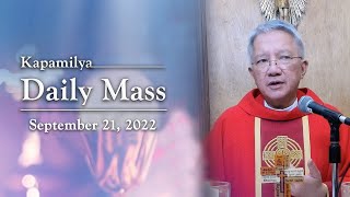 Download lagu September 21, 2022 | Feast of St. Matthew | Kapamilya Daily Mass mp3 Download lagu September 21, 2022 | Feast of St. Matthew | Kapamilya Daily Mass mp3