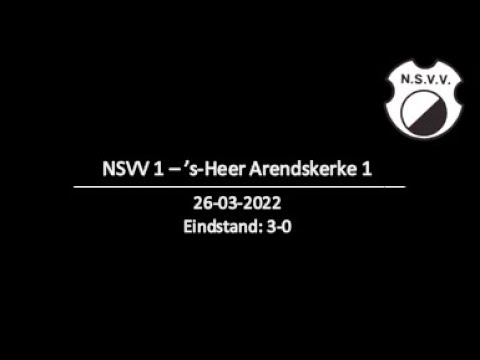 NSVV 1 - 's-Heer Arendskerke 1, 26-03-2022