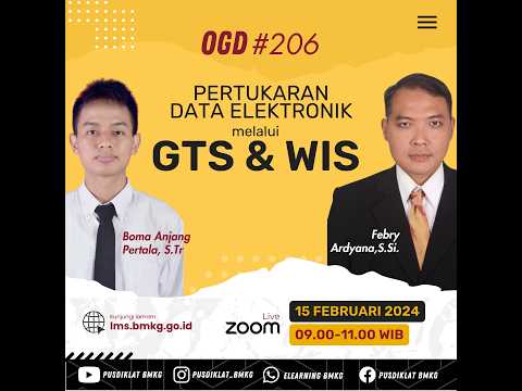 OGD #206 - Pertukaran Data Elektronik Melalui GTS dan WIS
