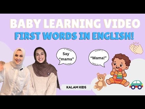 Baby Learning Video - First Words, Nursery Rhymes, Counting, Animals, and more - English 
