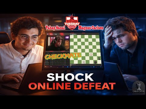 Vahap Sanal vs Magnus Carlsen🔹Titled Tuesday January 2026 - Sanal DESTROYS Carlsen in Online Chess