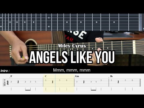 Angels Like You - Miley Cyrus | EASY Guitar Lessons TAB for Beginners - Guitar Tutorial