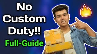 How to buy from Aliexpress/Banggood International websites without Custom Duty in India (Hindi)