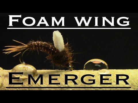 Chocolate Foam Wing Emerger (Fly Tying Tutorial)