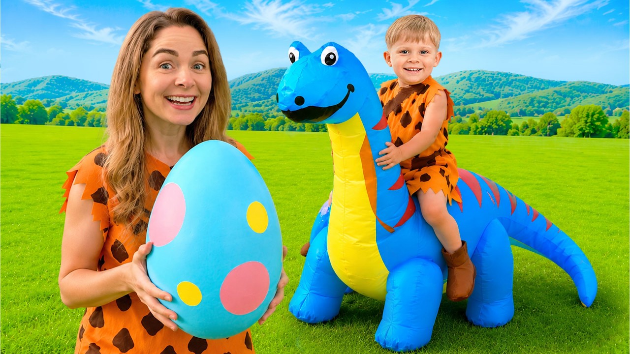 Kids Travel Through Time! From Dinosaurs to Robots
