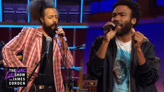 Donald Glover &amp; Reggie Watts Make Music