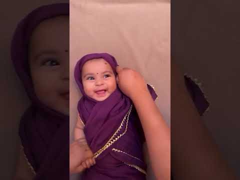 Adorable Too small baby expression on Maiya Yashoda kanhiya song| Cute Baby Trending Shorts