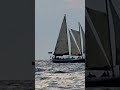 Clearwater beach Florida amazing sailboat against the sunset backdrop so beautiful
