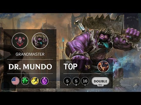 Dr. Mundo Top vs Rumble - NA Grandmaster Patch 10.2