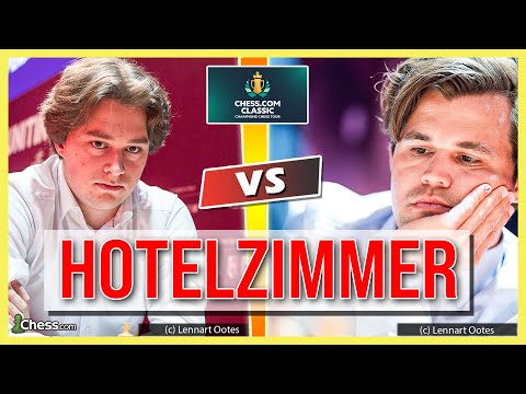 Keymer gegen Carlsen aus dem Hotelzimmer