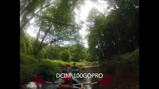 Pierwszy spływ kajakowy Michałka