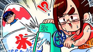 【※バグ回】かき氷を作り続けてたら面白過ぎるバグが発生してしまいました…