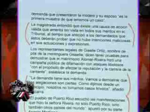 SuperXclusivo 2/9/10 - Continúa demanda de Giselle a Maripily 1/2