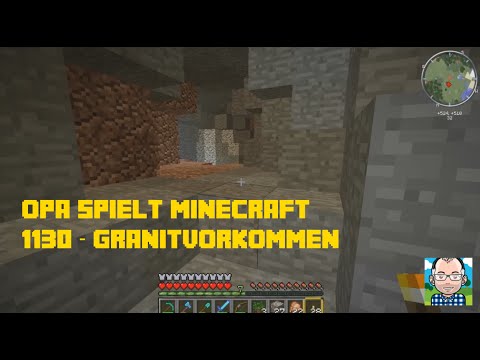 Opa spielt Minecraft 1130 – Granitvorkommen