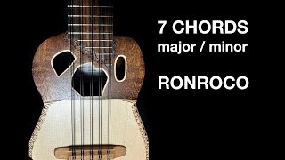 Video thumbnail for Ronroco (baritone charango) - 7 Chords major minor by MvA