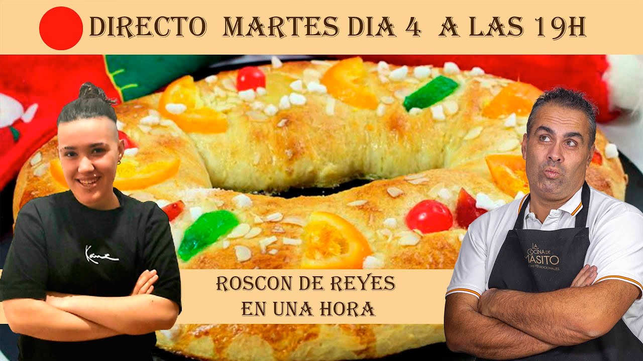 Roscón de reyes en solo una hora