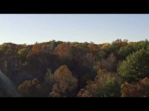 Aerial flight over Merrimac, MA - November 6, 2021