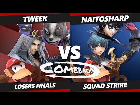 The Comeback Squad Strike Losers Finals - Tweek Vs. Naitosharp - SSBU Ultimate Tournament