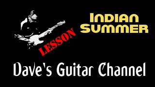 LESSON - Joe Walsh&#39;s Indian Summer lesson