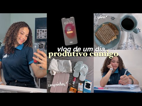 VLOG: um dia produtivo comigo | rotina, comprinhas…✨
