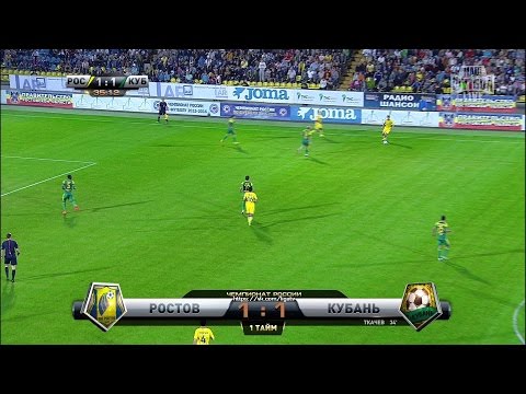 Sergey Tkachev's goal. FC Rostov vs FC Kuban | RPL 2015/16