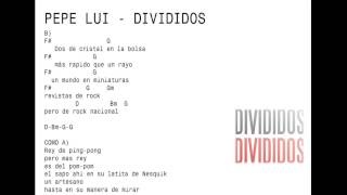 Pepe Lui - Divididos - Letra y acordes guitarra