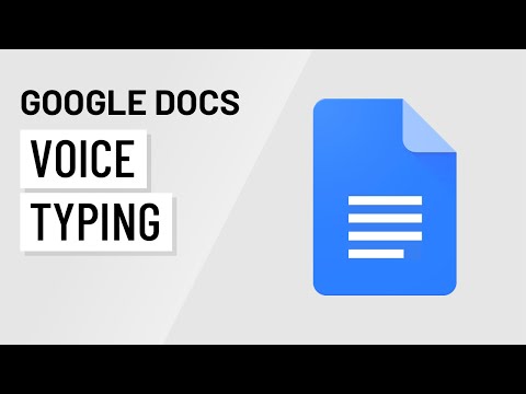 Google Docs: Voice Typing