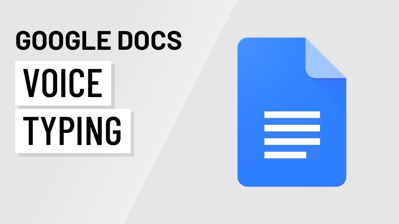 YouTube Video Thumb Google Docs Voice Typing