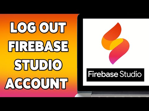 How To Log Out From Firebase Studio Account 2025 | Sign Out Of Firebase Studio