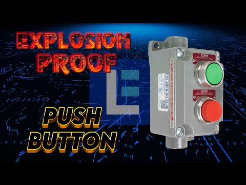 Explosion Proof Push Button Stop/Start Switch - Gas & Fire Button Labels