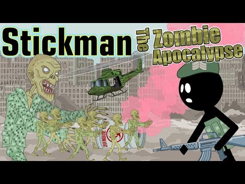 Stickman mentalist.  Zombie Apocalypse and Post Apocalypse. Best Video.