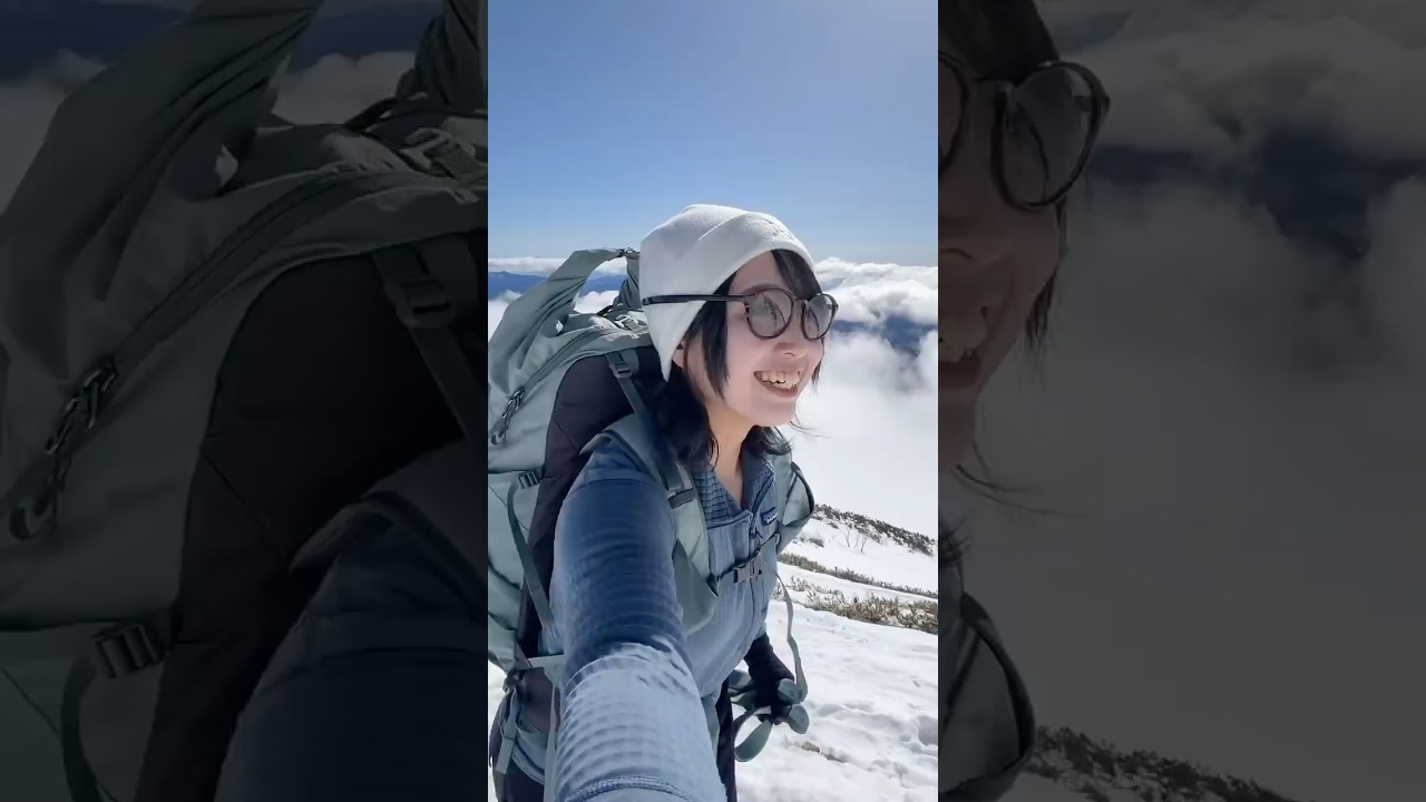 条件が揃わないと行けない山だって知ってた？#登山 #山登り #雪山登山 #唐松岳 #白馬村 #hiking