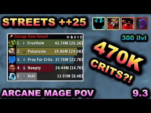 Arcane Mage 9.2.5 Season 4 POV - Tazavesh Streets ++25 Fortified