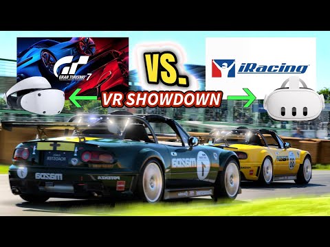 The VR Showdown - GT7 PSVR2 vs. iRacing Quest 3 & PSVR2