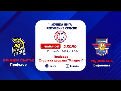 KK PRIJEDOR SPARTAK - KK RADNIK BNB