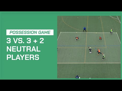 Ballbesitzfußball im 3 vs. 3 + 2 | Fußballübungen
