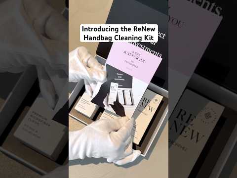 Introducing the ReNew Handbag Cleaning Kit