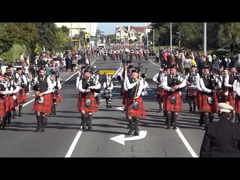 Manawatu Scottish Pipe Band - Street March - Invercargill Nationals 2020