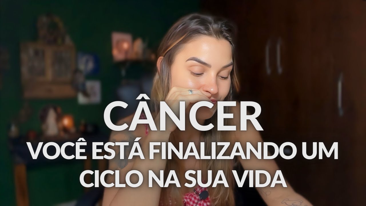 CÂNCER ♋️: SEMPRE ME EMOCIONO NA SUA LEITURA. VOCÊ FECHA ESSE CICLO COM CHAVE DE OURO