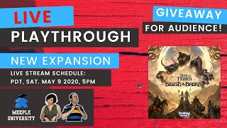 LIVE - Playthrough of Rise of Tribes with Beast & Bronze Expansion - Kickstarter Preview